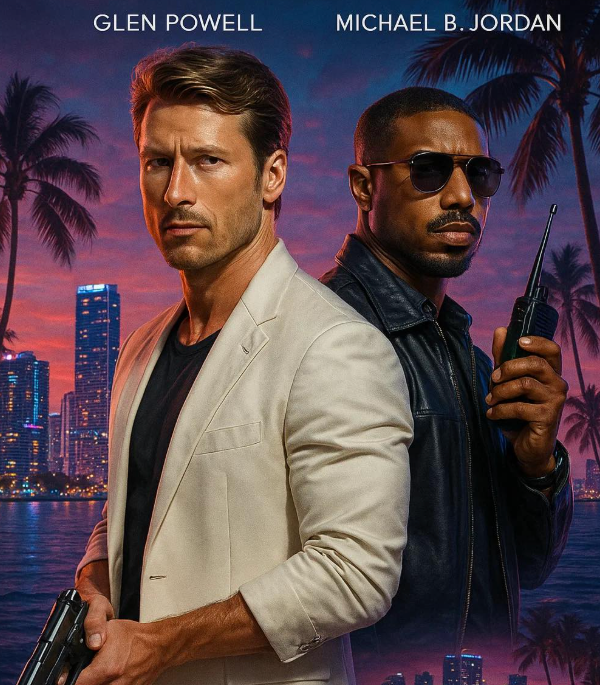 Michael B. Jordan and Glen Powell in Talks to Star in Miami Vice Movie Remake